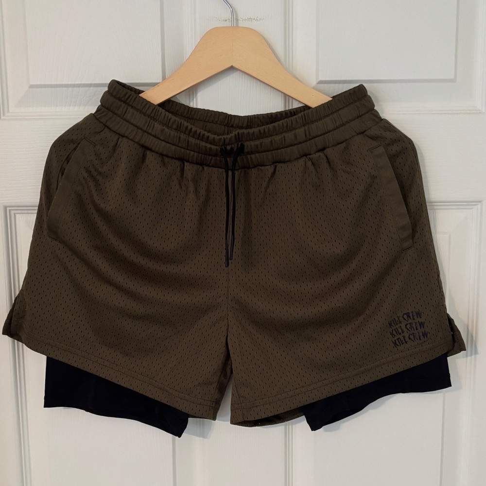 Kill Crew, Training short - with liner, medium, 4 inch inseam